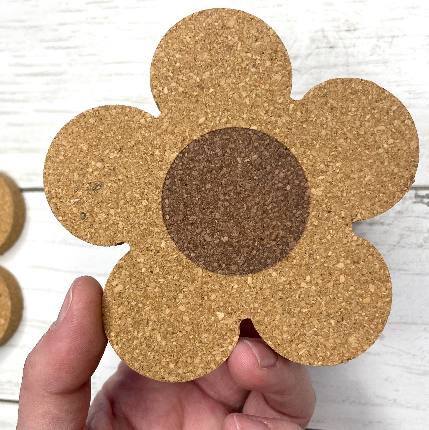 Flower Cork Coaster