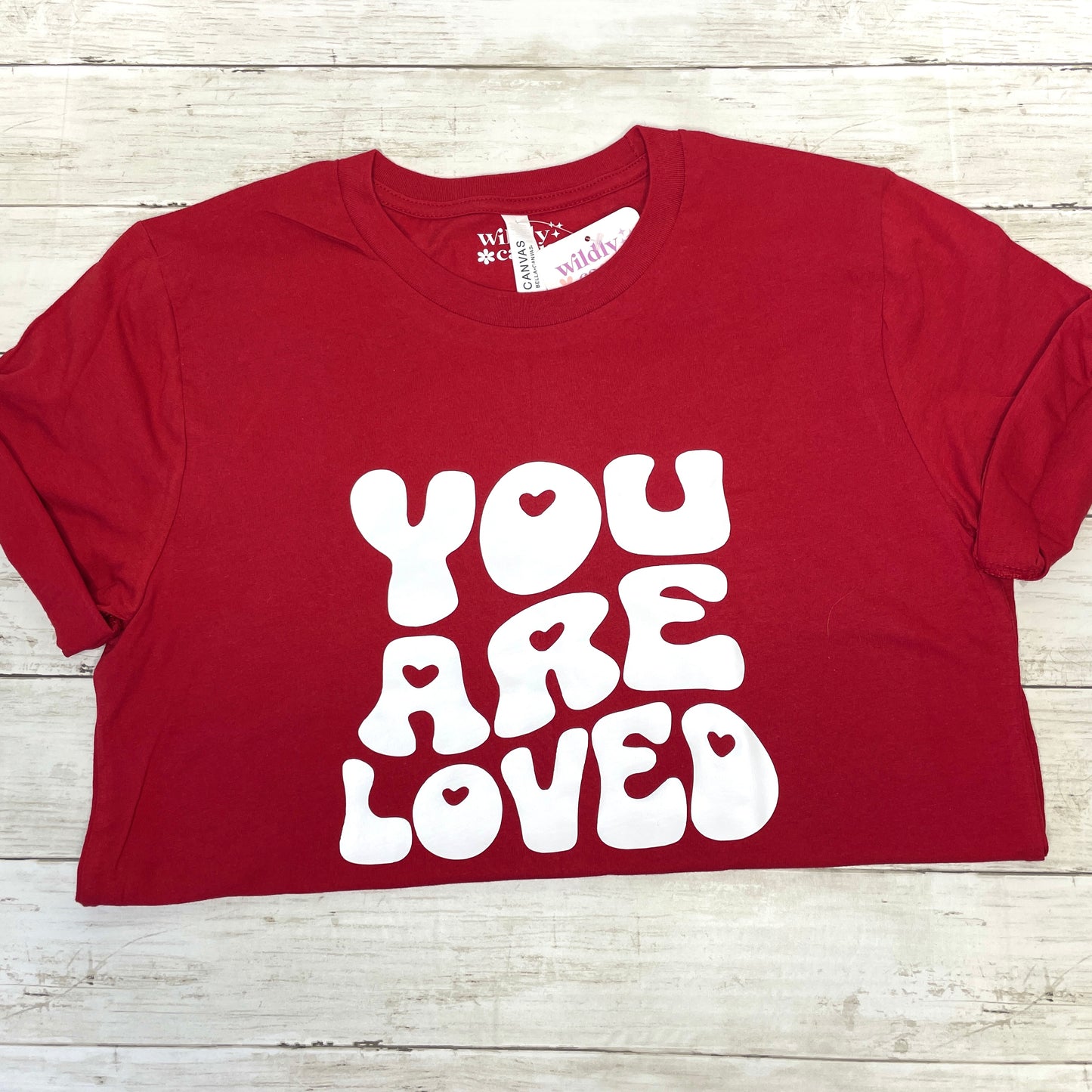 You Are Loved Wavy Heart Tee