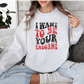 I Wanna Be Your End Game Taylor Swift Football Crewneck