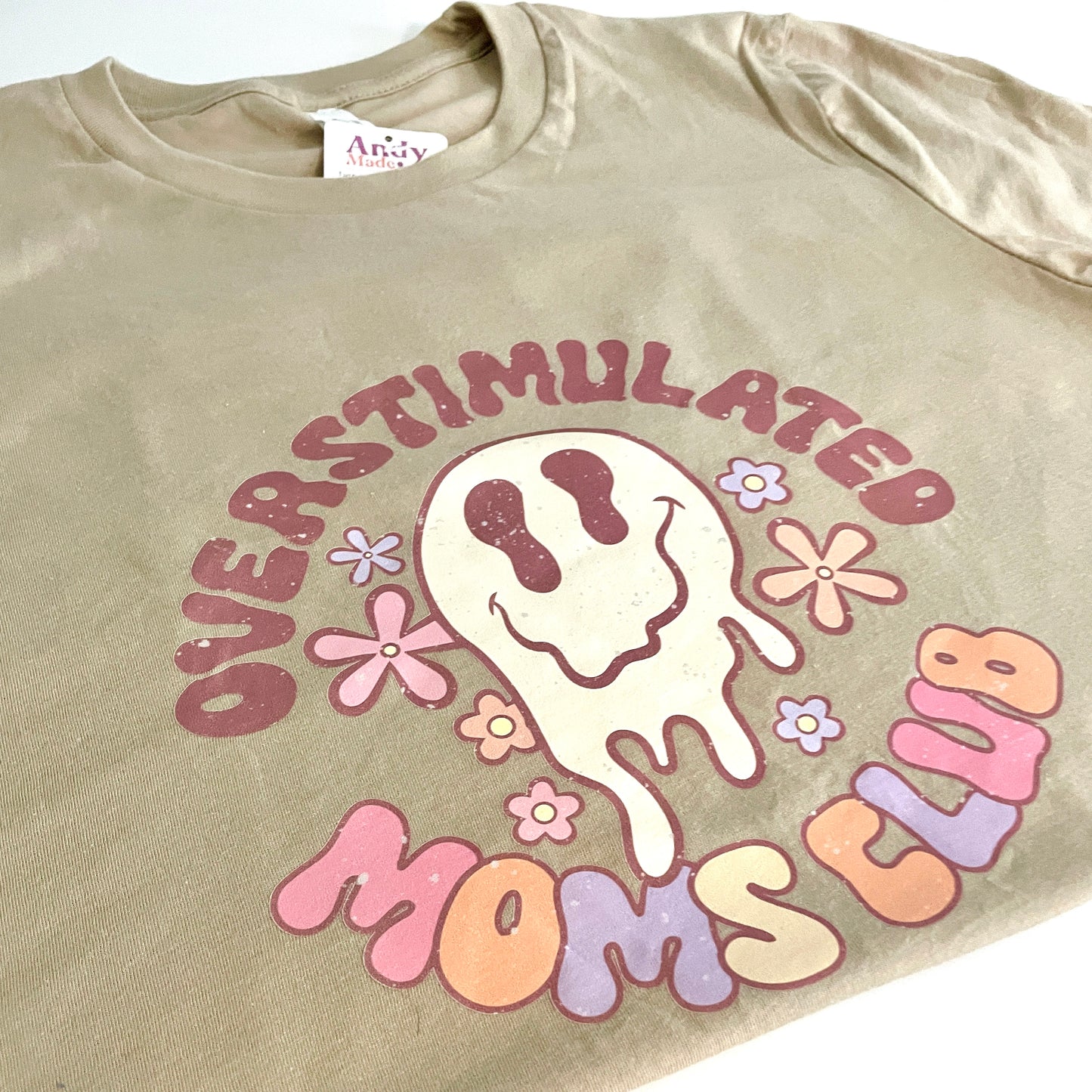 Overstimulated Moms Club Tee