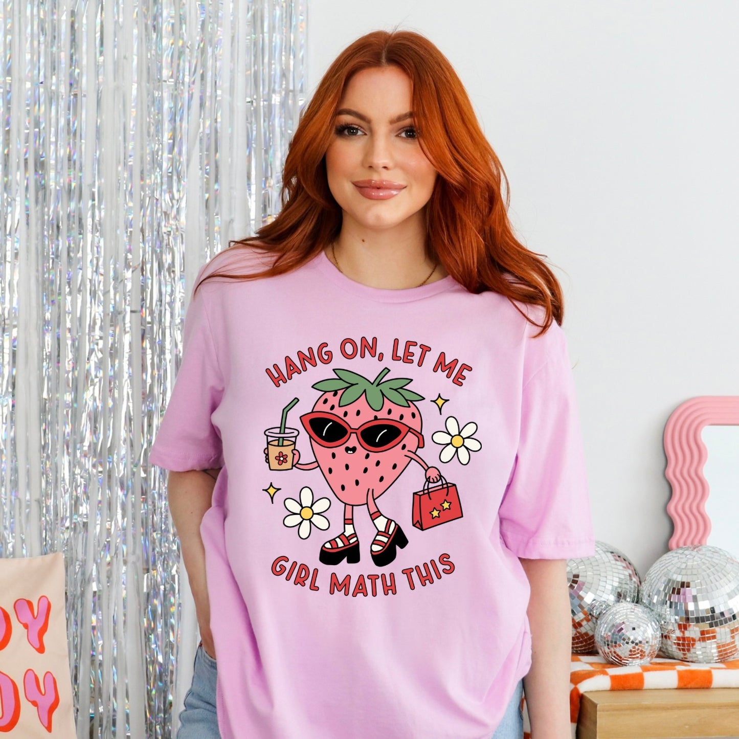 Girl Math Strawberry Tee