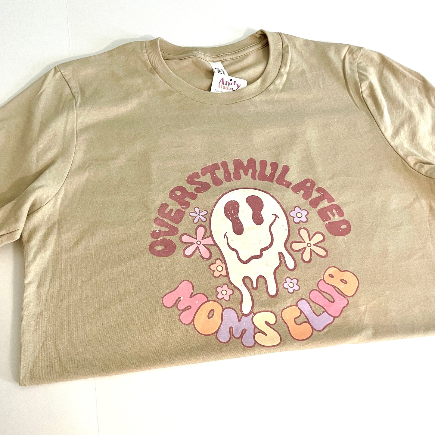 Overstimulated Moms Club Tee