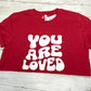 You Are Loved Wavy Heart Tee